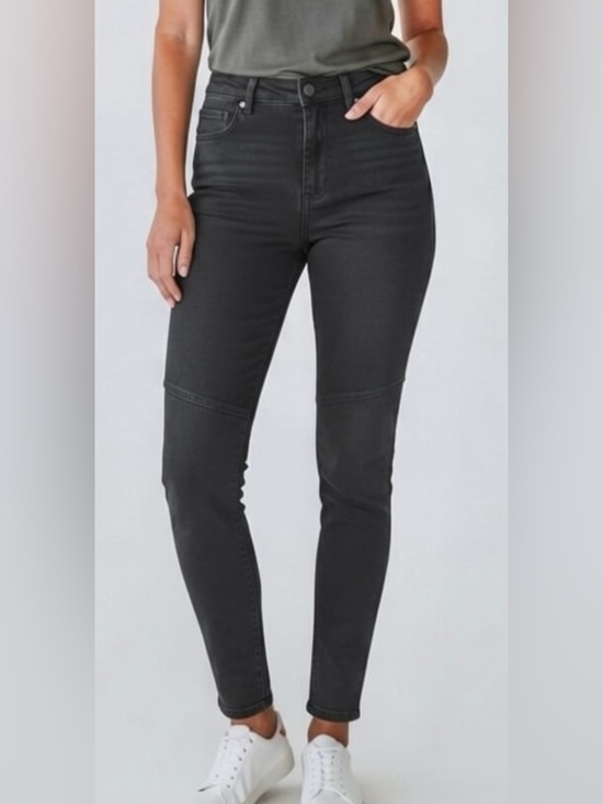 Level 99 Denim - Level 99 Tanya High Rise Skinny Jeans | dark grey stretch jeans NWT size 28